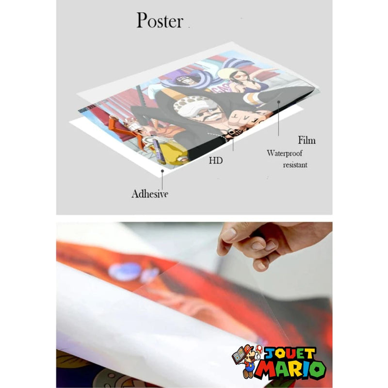 Affiche Imprimée Sur Toile Luigi Et Yoshi