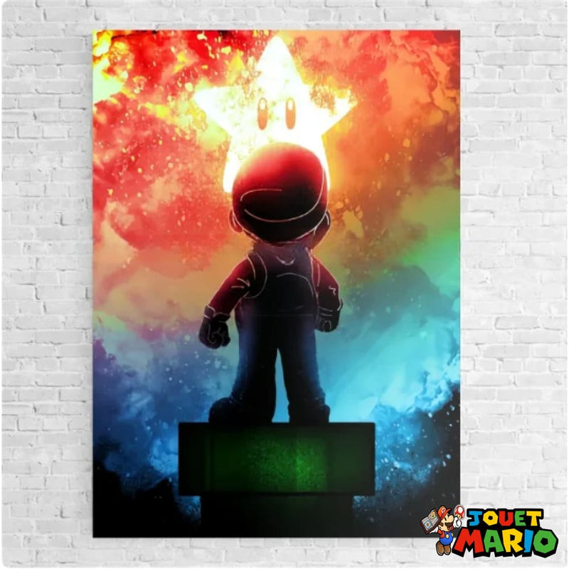 Affiche Imprimée sur Toile Super Mario