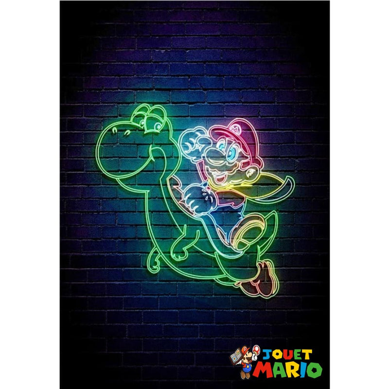Affiche Sans Cadre Mario Noire