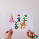 Autocollant Mario Puzzle