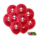 Ballon Anniversaire Rouge et Noir Toad