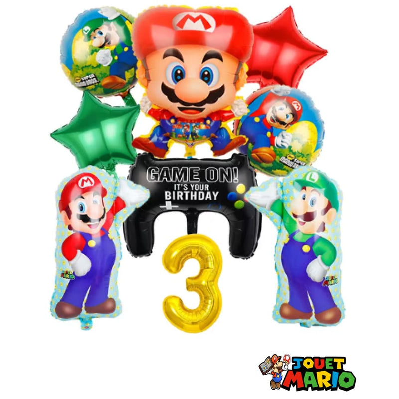 Ballon Mario Anniversaire