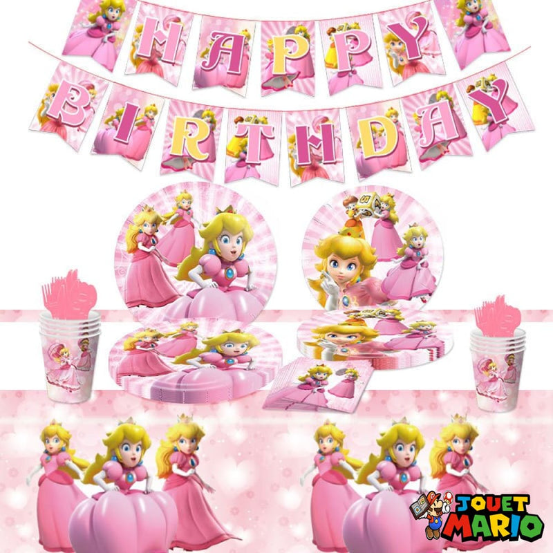 Bannière Anniversaire Princesse Peach