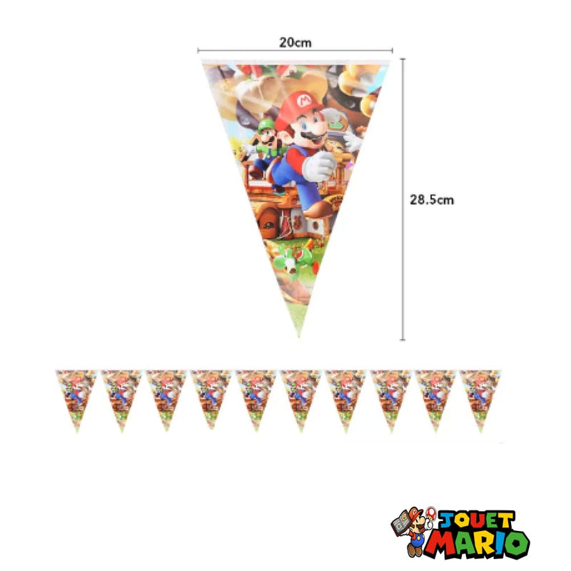 Bannière Joyeux Anniversaire Super Mario Bros