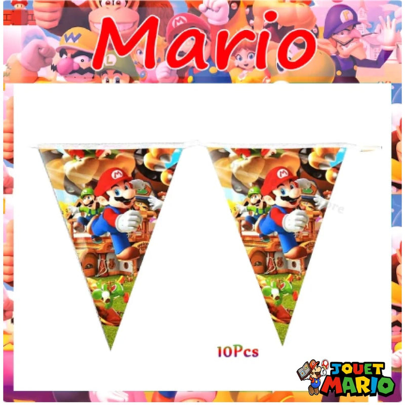 Bannière Joyeux Anniversaire Super Mario Bros