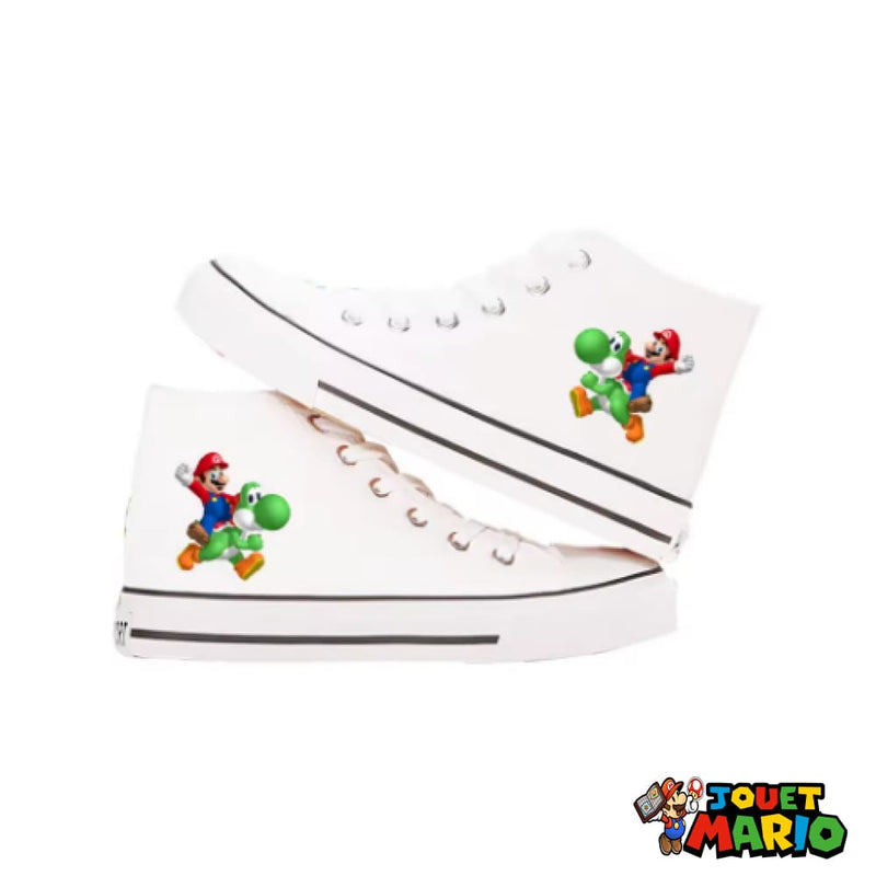 Basket Blanche Super Mario