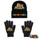 Bonnet Noir Mario et Luigi