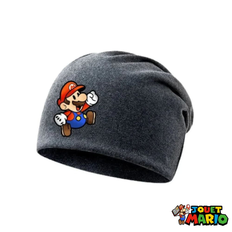 Bonnet Super Mario Gris