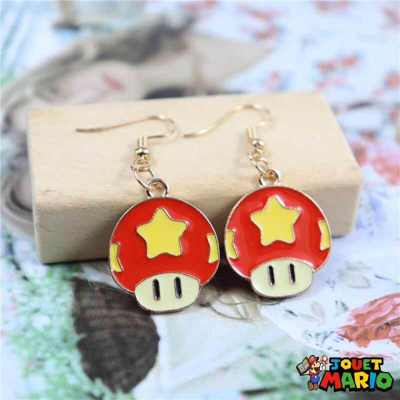 Boucle D’oreille Super Mario Toad