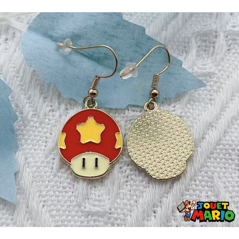 Boucle D’oreille Super Mario Toad