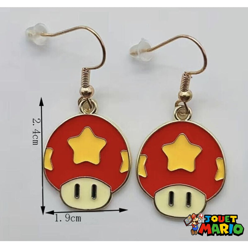 Boucle D’oreille Super Mario Toad
