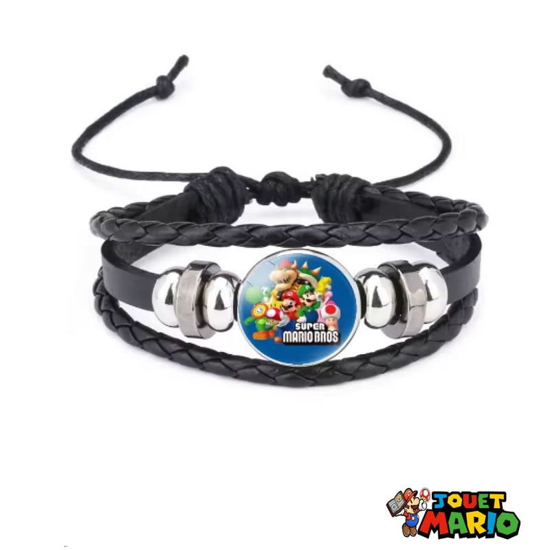 Bracelet Mario et Luigi en Cuir