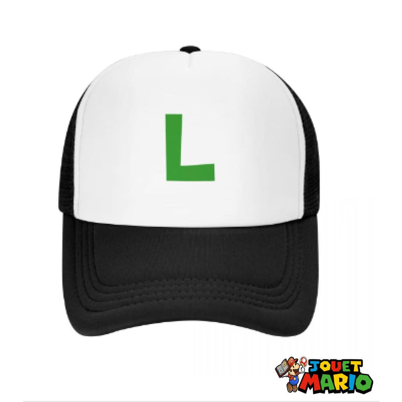 Casquette Noire Baseball Luigi