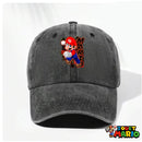 Casquette Noire de Baseball Mario