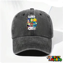Casquette Noire Mario en Couleurs