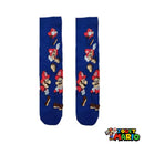 Chaussette Bleu du Monde de Mario