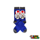 Chaussette Bleue Toad