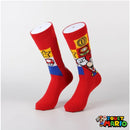 Chaussette Rouge et Jaune Mario