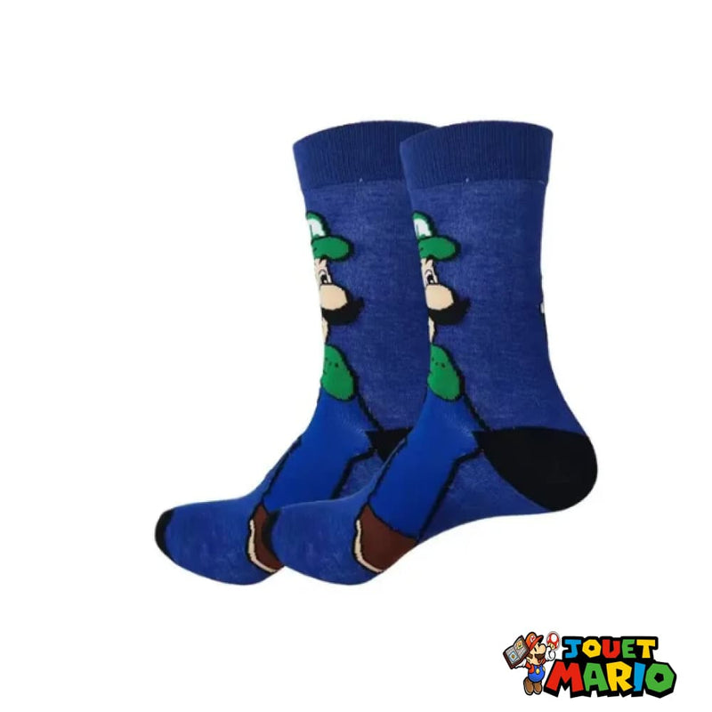 Chaussettes Luigi Mario