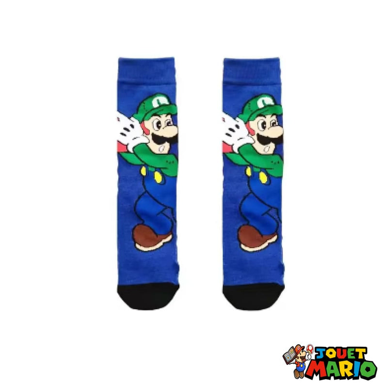 Chaussettes Luigi Mario