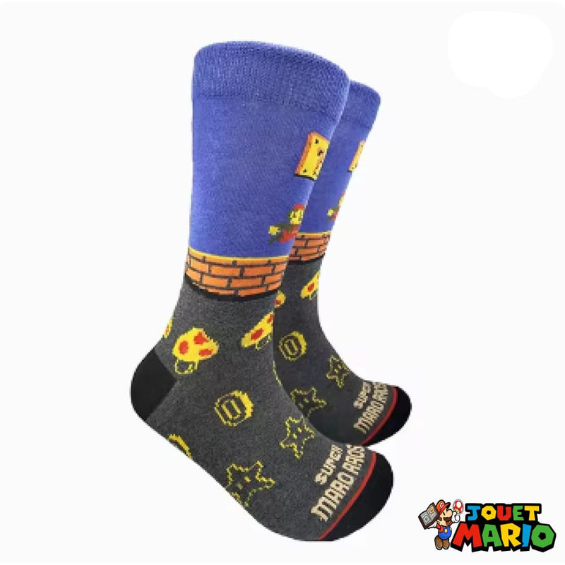 Chaussettes Mario Bleu