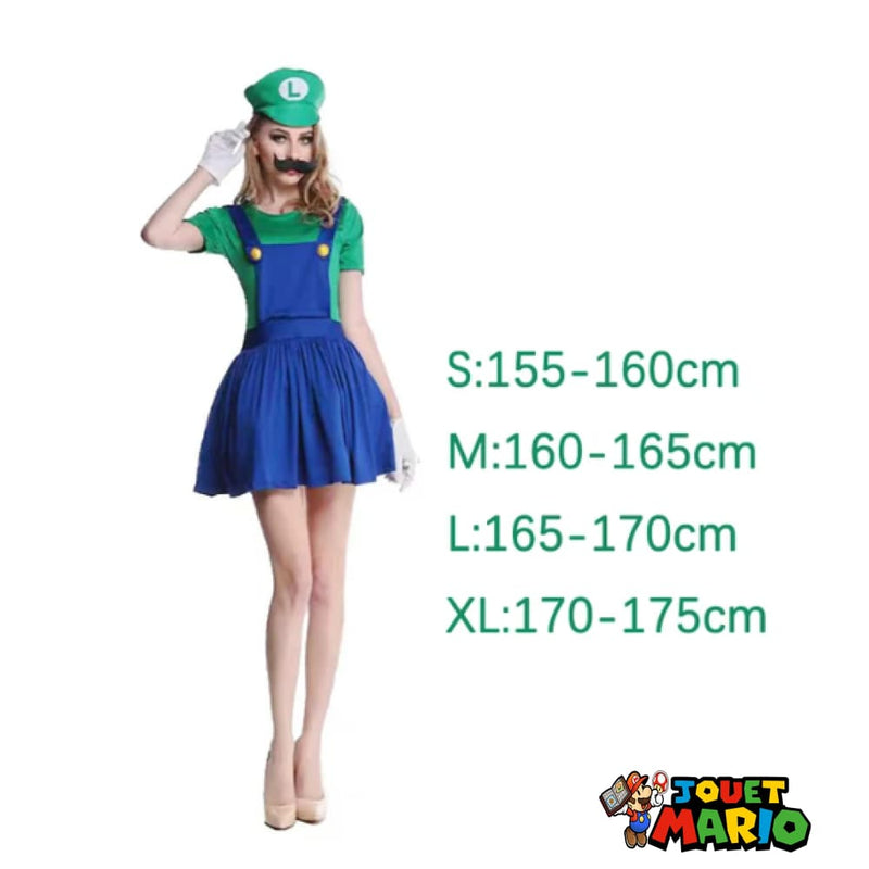 Deguisement Femme Luigi