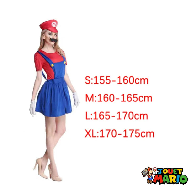 Deguisement pour Femme Mario