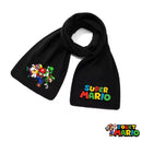 Echarpe Noire Mario et Luigi