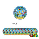 Ensemble Anniversaire Monde De Mario 43 Pièces