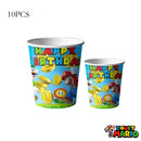 Ensemble Anniversaire Monde De Mario 43 Pièces