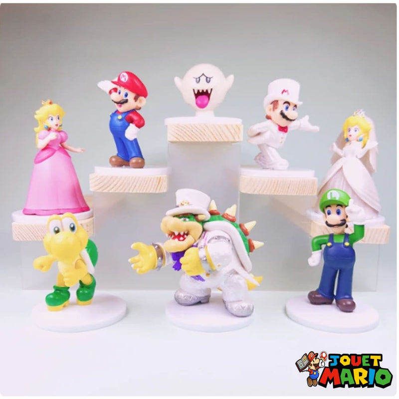 Figurine De Décoration Mario Et Boo