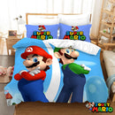 Housse de Couette Mario et Luigi