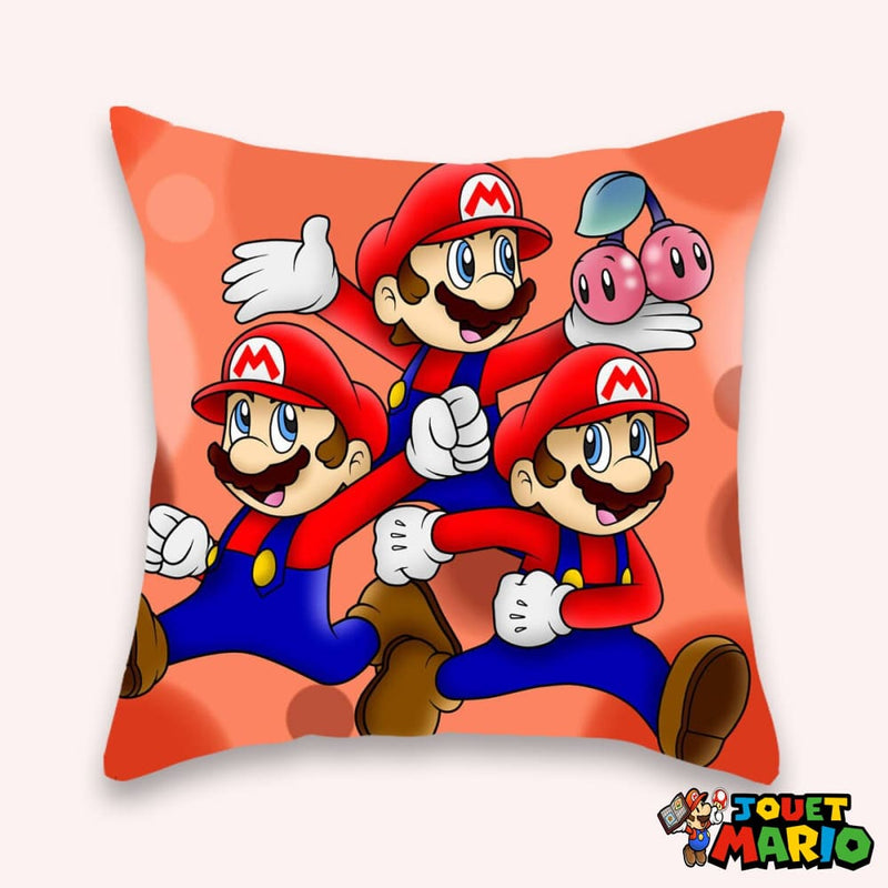 Housse de Coussin avec Fermeture éclair Mario