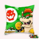 Housse de Coussin Imprimé Bowser