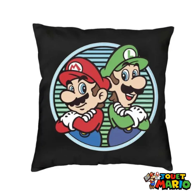 Housse De Coussin Mario Et Luigi