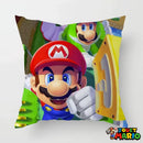 Housse Coussin Vert D’eau Mario