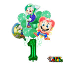 Kit Ballon Anniversaire Vert Mario