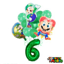 Kit Ballon Anniversaire Vert Mario