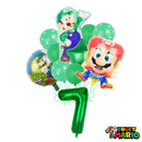Kit Ballon Anniversaire Vert Mario