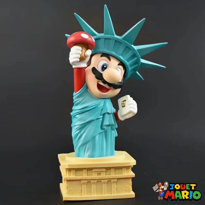 Mario Figurine Statue de la Liberté