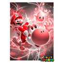 Mario Pixel Art Tableau