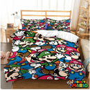 Parure de Lit Mario et Luigi