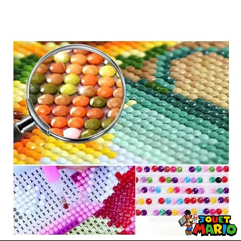 Peinture Diamant de Mario et ses Amis