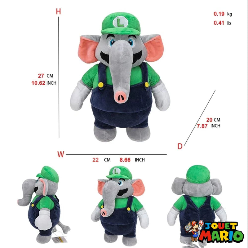 Peluche Mario éléphant