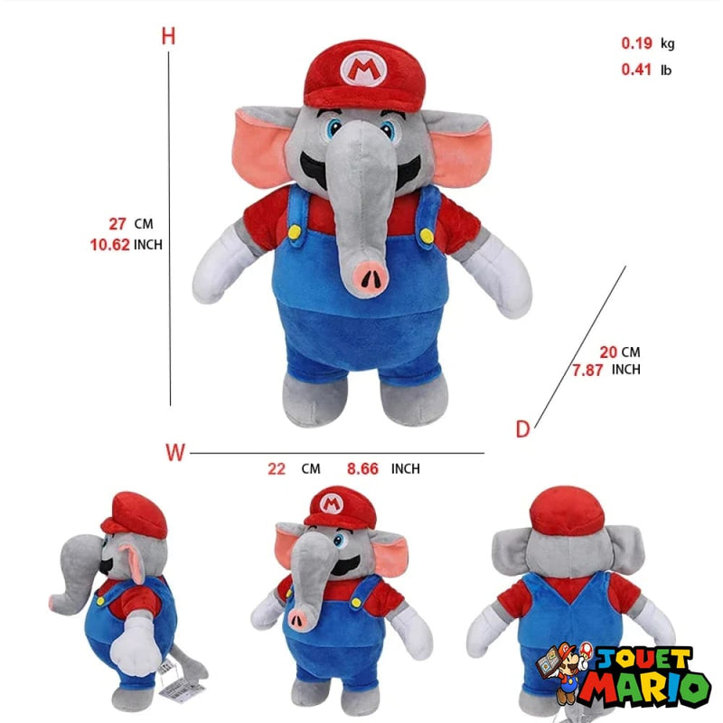 Peluche Mario éléphant