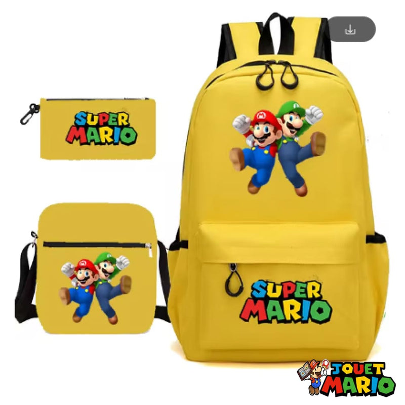 Petit Sac à dos Mario Jaune