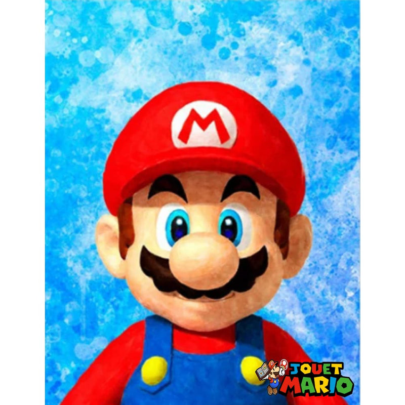 Poster Mario Bleu