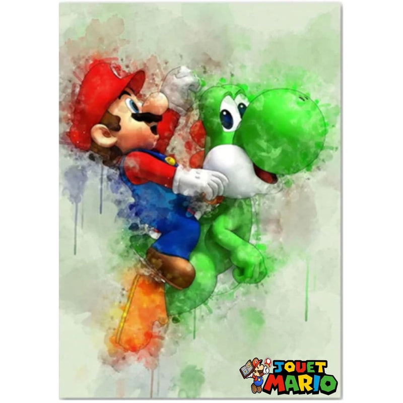 Poster Yoshi Et Mario