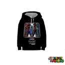 Pull Noir à Capuche Mario