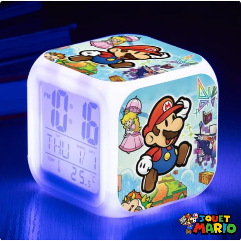Réveil Digital Lumineux Mario Et La K64